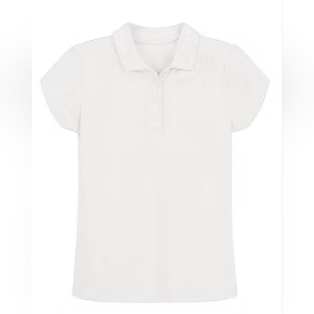 IZOD Girls No Wrinkle Moisture Wicking Mesh ShortSleeve Polo Shirt 20.5 PLUS XXL